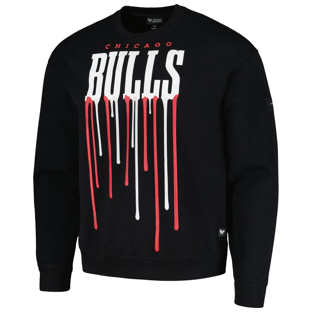 Chicago Bulls The Wild Collective Drip Pullover Sweatshirt - Black